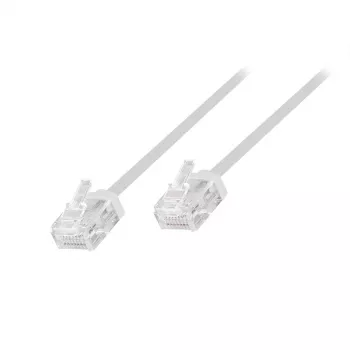 LogiLink Slim High-Flex Cat.6A U/UTP patch-kaabel, 0,5 m, valge, 10-pakk (CQ3021U)