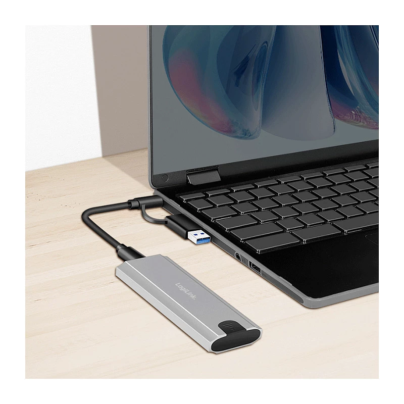 LogiLink UA0439 USB 3.2 Gen 2 SSD korpus USB-C kuni PCIe NVMe