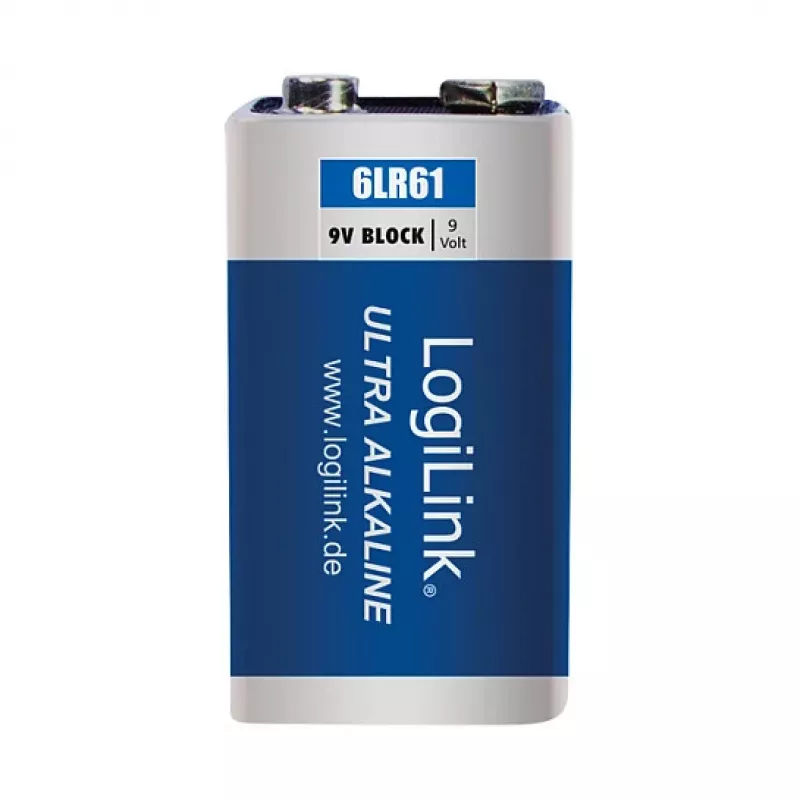 LogiLink Ultra Power leelispatarei 9V, 1-pakk blisterpakendis