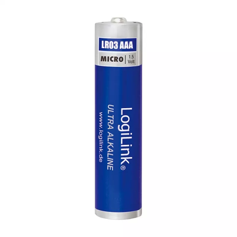 LogiLink Ultra Power leelis AAA patareid, 8 tk pakendis, 1,5V, pika elueaga, elavhõbedavabad