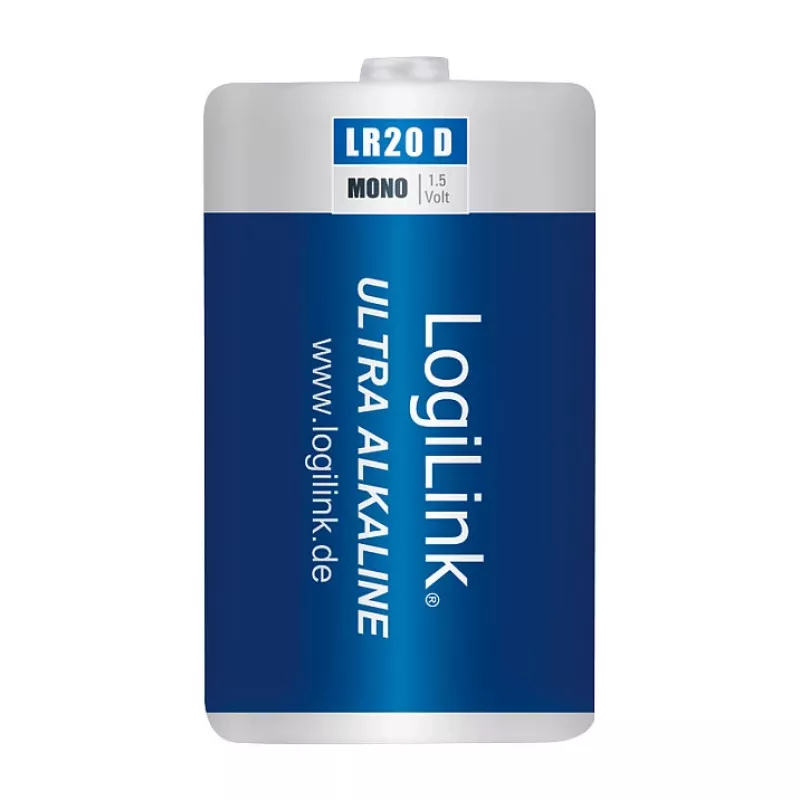 LogiLink Ultra Power leelispatarei D LR20 2-pack blister