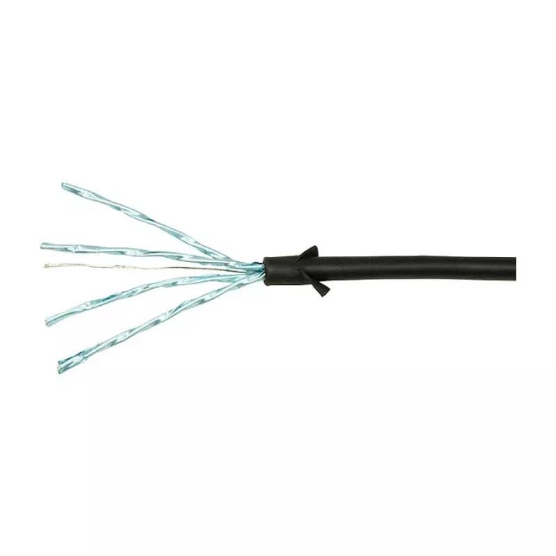 LogiLink Ultraflex SlimLine Cat6a S/FTP Patch Cable, 2m, Must (CQ9053S)