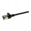 LogiLink Ultraflex SlimLine Cat6a S/FTP Patch Cable, 2m, Must (CQ9053S)