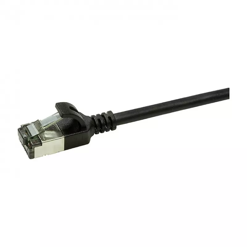 LogiLink Ultraflex SlimLine Cat6a S/FTP Patch Cable, 2m, Must (CQ9053S)