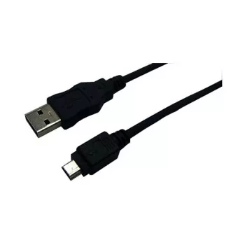 LogiLink USB 2.0 kaabel, USB-A isane Mini-USB isane, must, 3 m