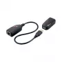 LOGILINK USB 2.0 Cat.5 pikendaja, 50 m, pigtail, must