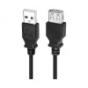 LogiLink CU0011B USB 2.0 pikenduskaabel, USB-A isane kuni USB-A emane, must, 3 m