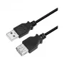LogiLink CU0011B USB 2.0 pikenduskaabel, USB-A isane kuni USB-A emane, must, 3 m