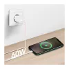 LogiLink CU0324 USB 2.0 Type-C kaabel, A/M kuni C/M, 480 Mbps, 60W, nailon, roosa, 1 m