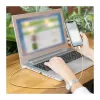 LogiLink USB 2.0 Type-C kaabel, A/M kuni C/M, 480 Mbps, 60W, nailon, kollane, 0,5 m