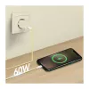 LogiLink USB 2.0 Type-C kaabel, C/M kuni C/M, 480 Mbps, 60W, nailon, kollane, 0,5 m