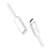 Logilink USB 2.0 USB-C pikenduskaabel (isane kuni emane) – 100W PD, 480 Mbps, valge, 2m