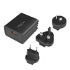 Logilink USB-A reisilaadija, 18 W, GaN, 1-port, 1x USB-A (QC), must
