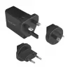 Logilink USB-A reisilaadija, 18 W, GaN, 1-port, 1x USB-A (QC), must