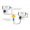 LogiLink USB-A seinahoidikuga laadija 10.5W 2 pordiga, valge
