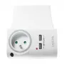 LogiLink USB-A seinahoidikuga laadija 10.5W 2 pordiga, valge