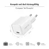 LogiLink USB-C laadija 20W GaN, 1 pordiga, USB Power Delivery, valge