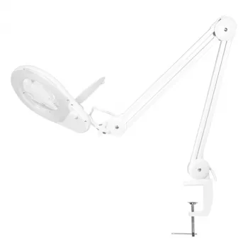 LogiLink WZ0058 LED-suurenduslamp reaalse klaasläätsedega 127 mm 5 dioptrit valge