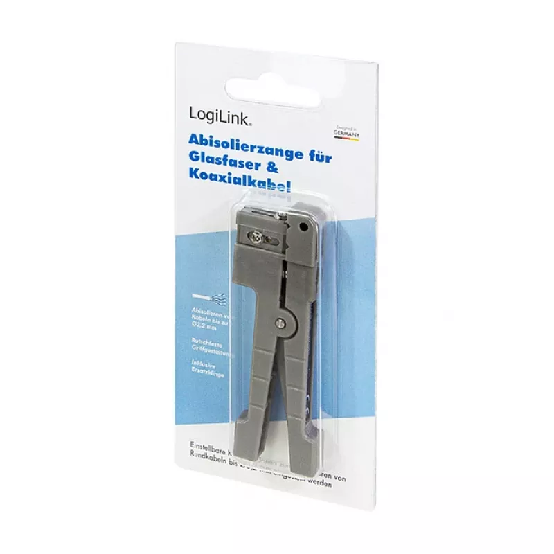 LOGILINK WZ0063 universaalne kaablieemaldustööriist fiibrile, koaksiaalile ja vasele kuni 3,2 mm
