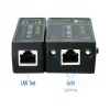 LOGILINK WZ0080 LAN-kaabli tester ja PoE-detektor magneti, taskulambi, taustvalgustusega LCD-ekraani ja 300 m ulatusega