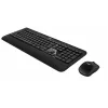 Logitech Advanced Combo juhtmevaba klaviatuuri ja hiire komplekt - must