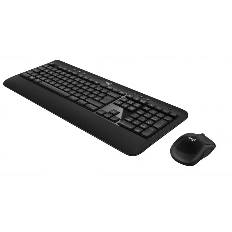 Logitech Advanced Combo juhtmevaba klaviatuuri ja hiire komplekt - must