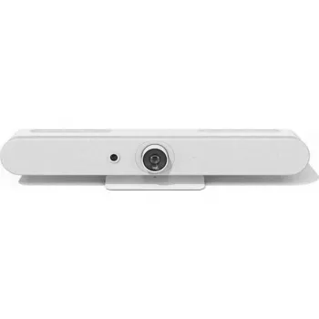 Logitech ConferenceCam Rally Bar Mini White - 4K UHD videokonverentsi riba AI automaatse kaadriga, 6 suunatava mikrofoniga, kahe kuva toega