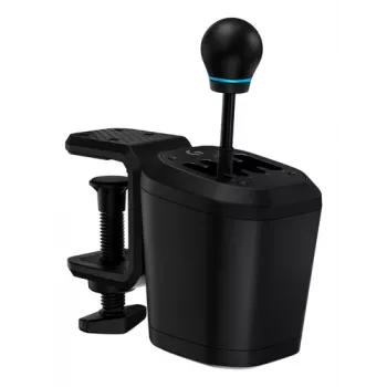 Logitech G RS H-Shifter - H-mustriga käigukang arvutile, PS4, PS5, Xbox One, Xbox Series X|S - must