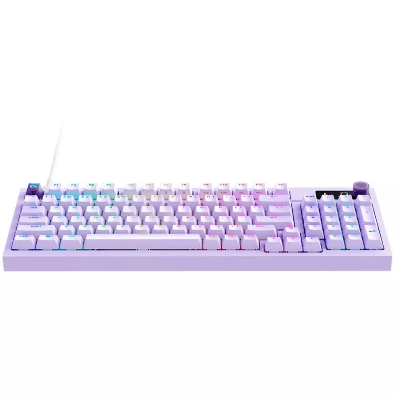 Logitech G316 X 98 juhtmega mänguklaviatuur - lilla - US International - taktiilsed lülitid