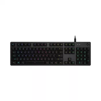 Logitech G512 Carbon mehaaniline mänguklaviatuur - GX Brown taktiilne, LIGHTSYNC RGB, USB läbipääs, lennukikvaliteediga alumiinium, täissuuruses