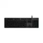 Logitech G512 Carbon mehaaniline mänguklaviatuur - GX Brown taktiilne, LIGHTSYNC RGB, USB läbipääs, lennukikvaliteediga alumiinium, täissuuruses