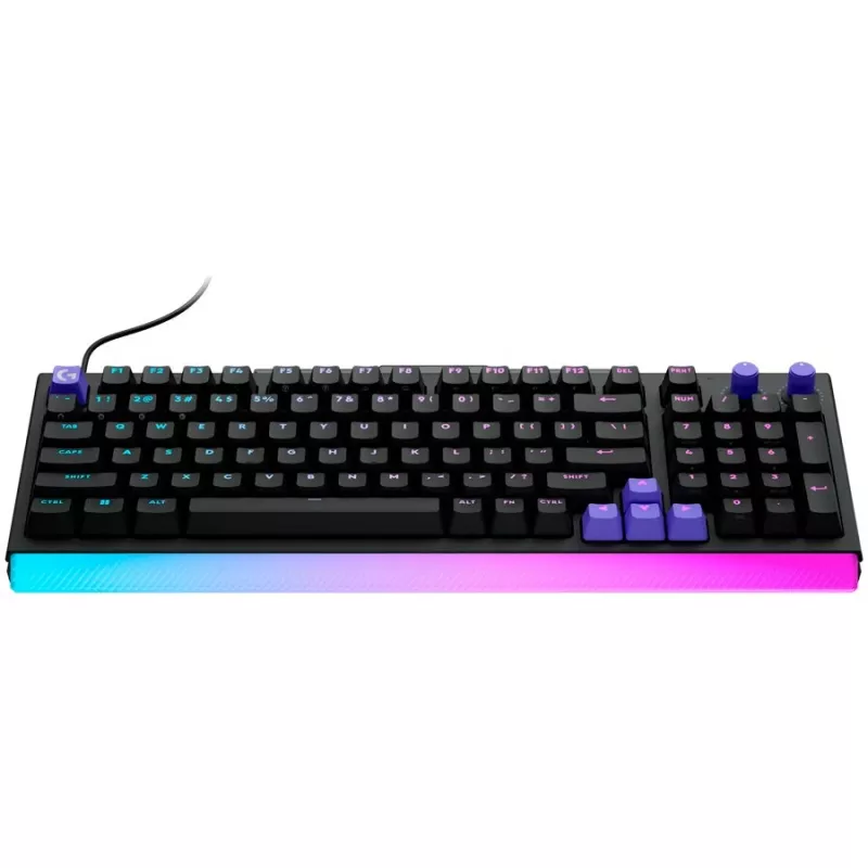 Logitech G512 X 98 juhtmega mänguklaviatuur - must, US International, GX Lineaarne mehaaniline, RGB LIGHTSYNC