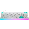 LOGITECH G512 X 98 Wired Gaming Keyboard - White - US International - USB - Tactile (GX Brown)