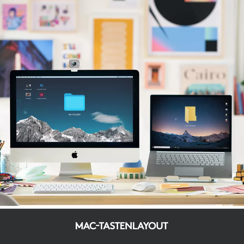 Logitech MX Keys Mini for Mac - juhtmevaba klaviatuur - taustvalgustusega - Space Gray