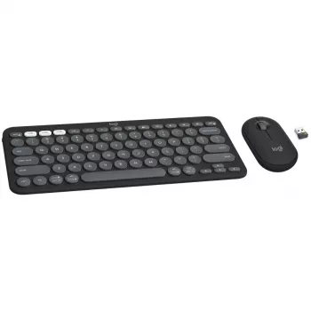Logitech Pebble 2 Combo juhtmevaba klaviatuuri ja hiire komplekt - Tonal Graphite - Bluetooth LE - QWERTY GB 920-012233