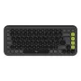 Logitech POP ICON KEYS Graphite French AZERTY Wireless Mechanical Keyboard