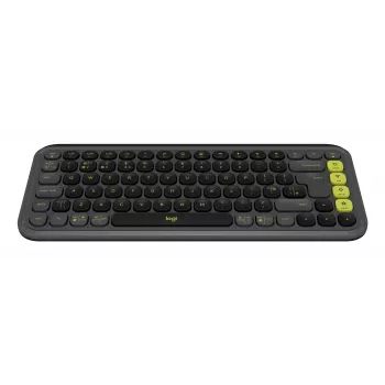 Logitech POP Icon Keys juhtmevaba kompaktne mehaaniline klaviatuur, Blast Yellow