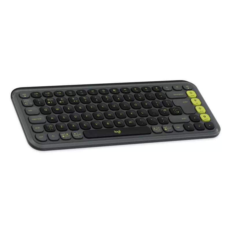 Logitech POP Icon Keys juhtmevaba kompaktne mehaaniline klaviatuur, Blast Yellow