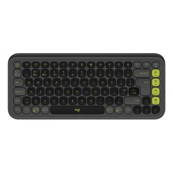 Logitech POP Icon Keys juhtmevaba kompaktne mehaaniline klaviatuur, Blast Yellow