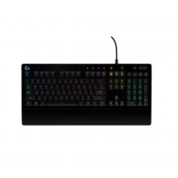 Logitech Prodigy G213 Prodigy mänguklaviatuur - taustvalgustusega RGB, QWERTY US English, pritsmekindel, integreeritud käetugi