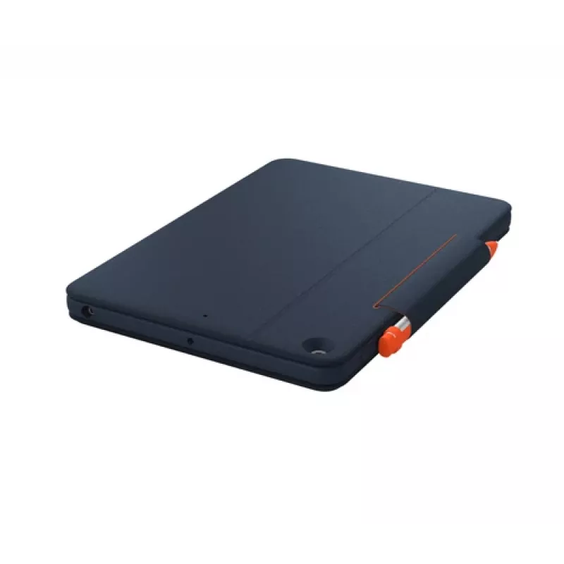Logitech Rugged Combo 3 Touch for Education - klaviatuur ja kaustakohver - puuteplaadiga - Apple Smart Connector - AZERTY - prantsuse - Classic Blue - haridusasutustele - Apple 10,2-tollisele iPadile