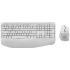 Logitech Signature Comfort Plus MK880 Wireless Combo - Off-White - US International - Bluetooth - Logi Bolt