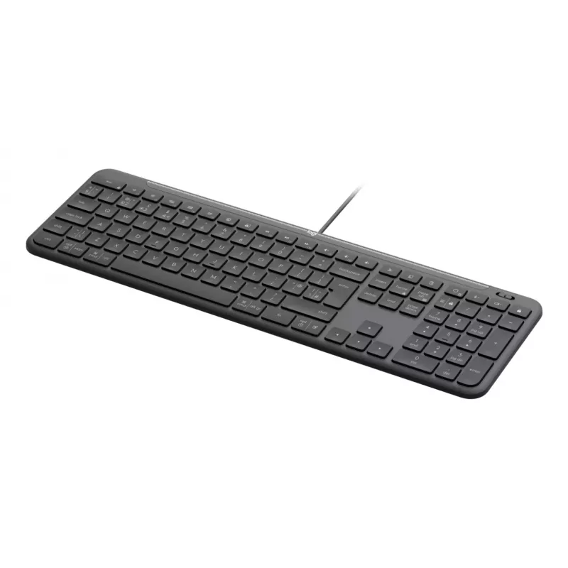 Logitech Signature Slim Wired K620 for Business klaviatuur, QWERTY paigutus, grafiit