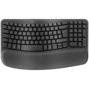Logitech Wave Keys ja Lift Combo - ergonoomiline juhtmevaba klaviatuuri ja vertikaalhiire komplekt, grafiit