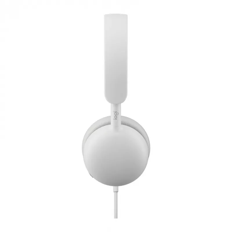 Logitech Zone Wired 2 on-ear USB-C peakomplekt mürasummutava poom-mikrofoniga, valkjas