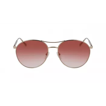 Longchamp LO133S-59770 naiste liblikapäikeseprillid, Havana raam, pruuni gradiendi klaasid, 59 mm