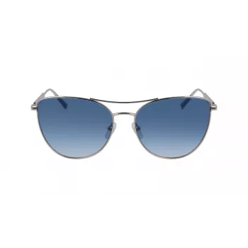 Longchamp LO134S-715 Naiste Päikeseprillid Kuldse Metallist Liblikaraamiga Pruuni Gradientklaasiga 58mm