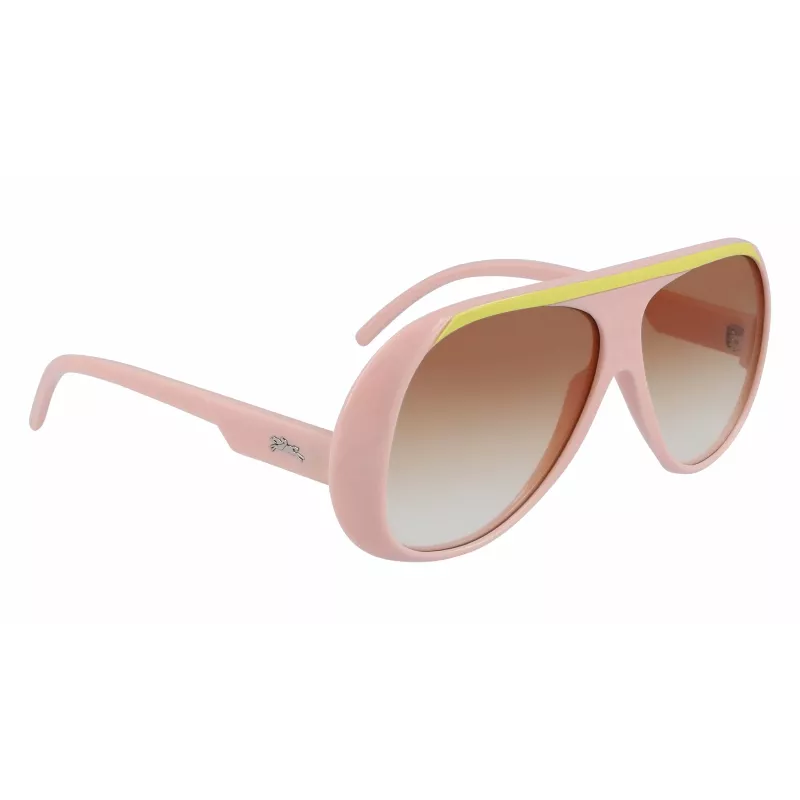 Longchamp LO664S-601 naiste päikeseprillid, punane Havana, pruun gradient, 59 mm