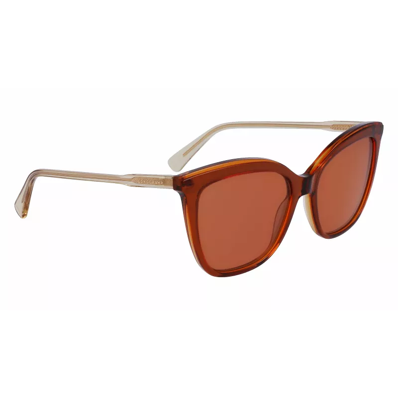 Longchamp LO729S naiste kassisilma päikeseprillid Havana Brown Gradient 55/17/140