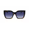 LONGCHAMP LO734S-430 Naiste geomeetrilised päikeseprillid Havana atsetaat Gradient pruun lääts 53mm